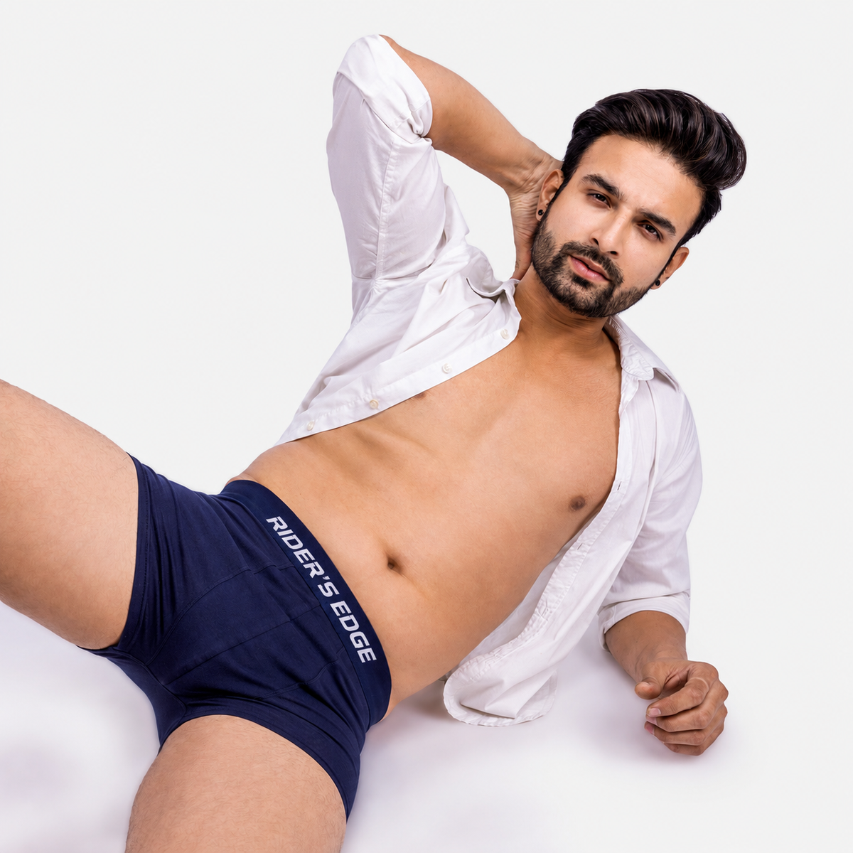 Rider's edge Mens Cotton Trunk (Pack of 2) | Outer Elastic | S M L XL