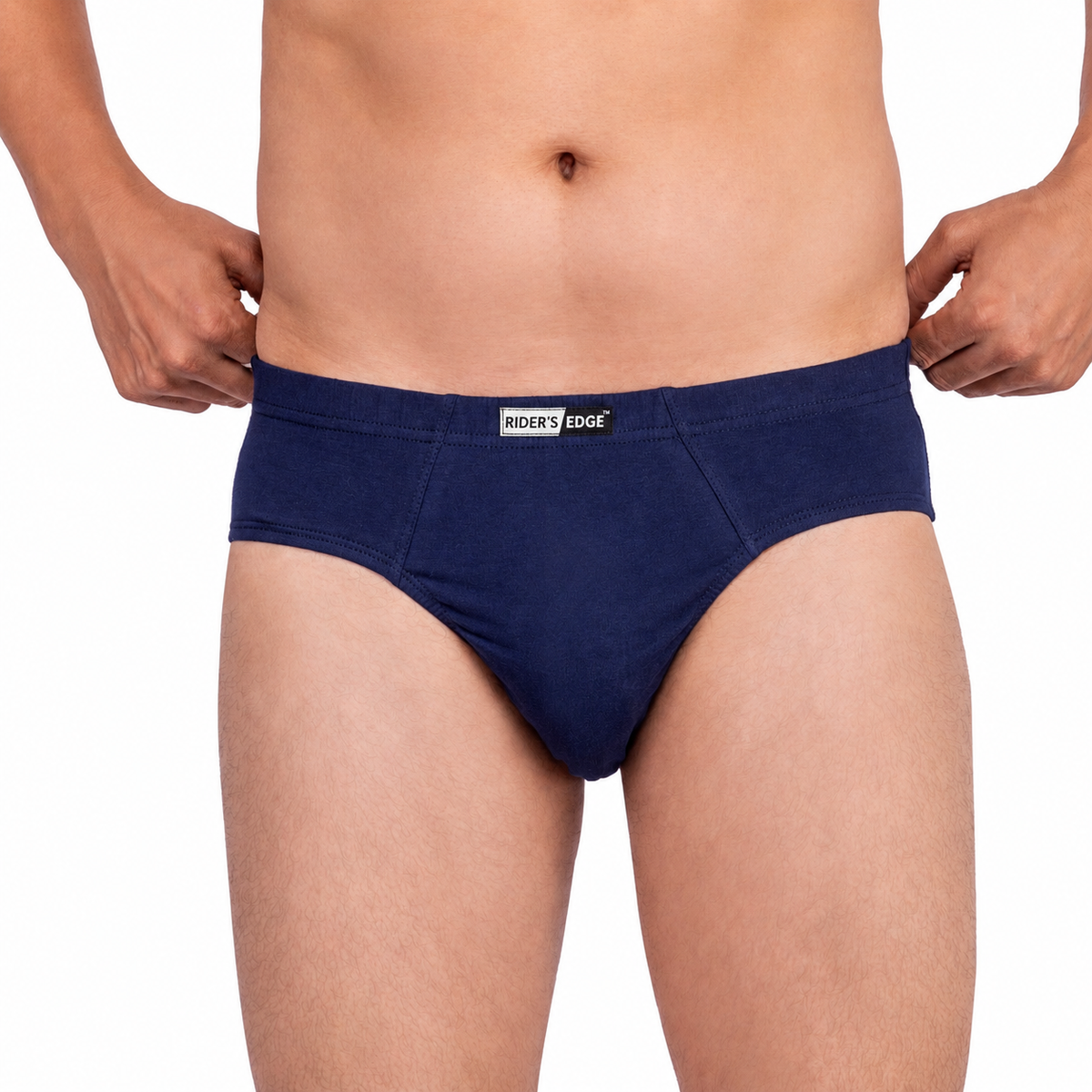 Rider's edge Mens Cotton Brief (Pack of 2) | Inner Elastic | S M L XL