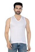 JACK POT Mens Cotton V-Neck Vest for Men | Pack of 2 & 3 | S,M,L,XL,XXL