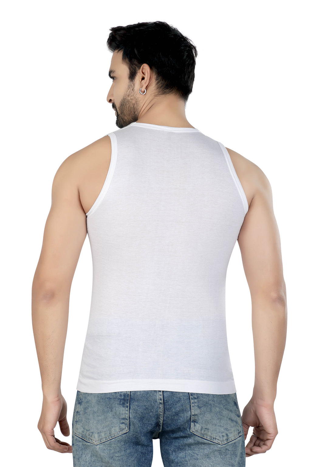 JACK POT Mens Cotton V-Neck Vest for Men | Pack of 2 & 3 | S,M,L,XL,XXL