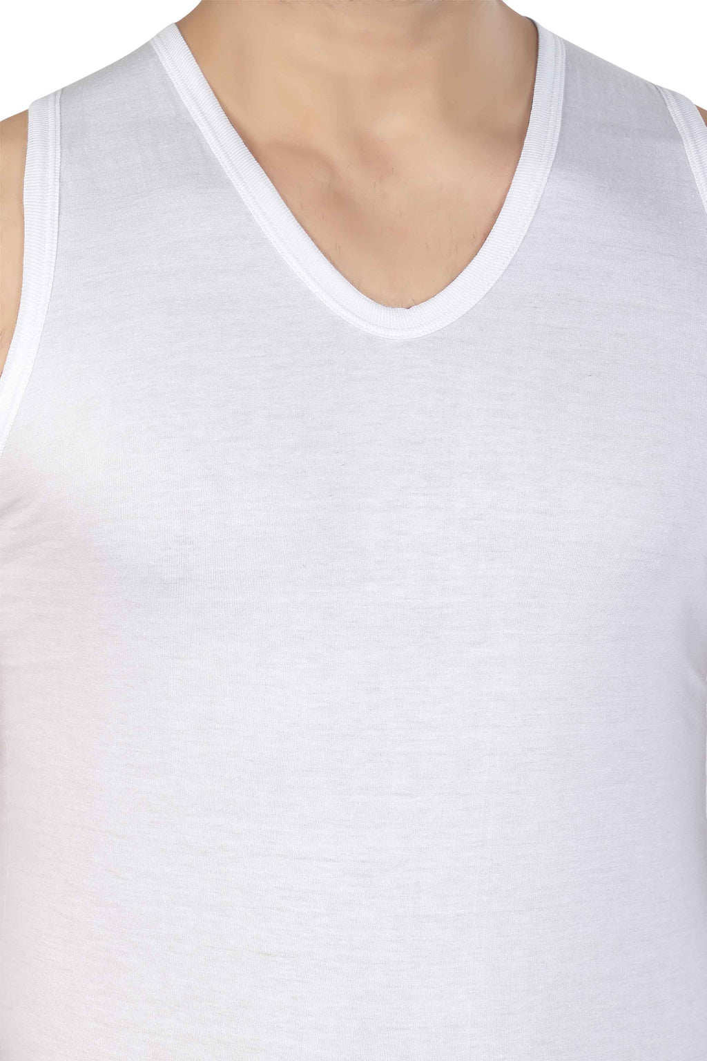 JACK POT Mens Cotton V-Neck Vest for Men | Pack of 2 & 3 | S,M,L,XL,XXL