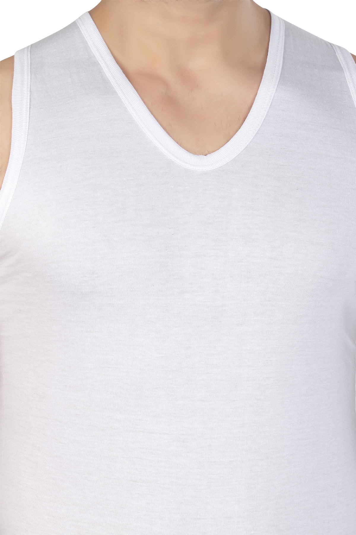 JACK POT Mens Cotton V-Neck Vest for Men | Pack of 2 & 3 | S,M,L,XL,XXL